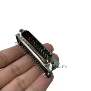 Đầu Nối DB25 DR25 Đực Đực Chân Cong Hàn PCB